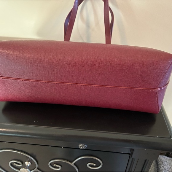 Mansur Gavriel Claret small zip Tote - Picture 9 of 12